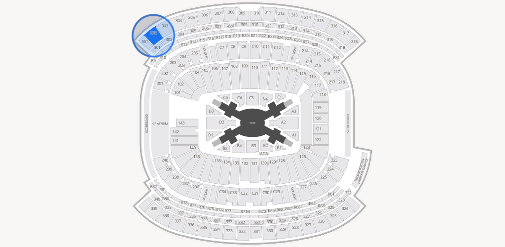 Gillette Stadium Seating Chart