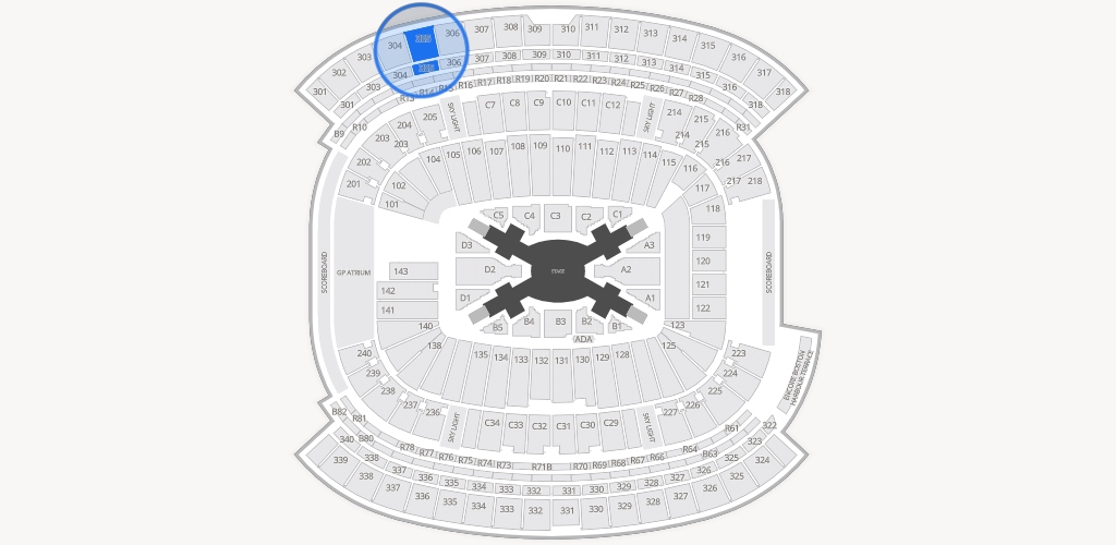 Gillette Stadium Seating Chart