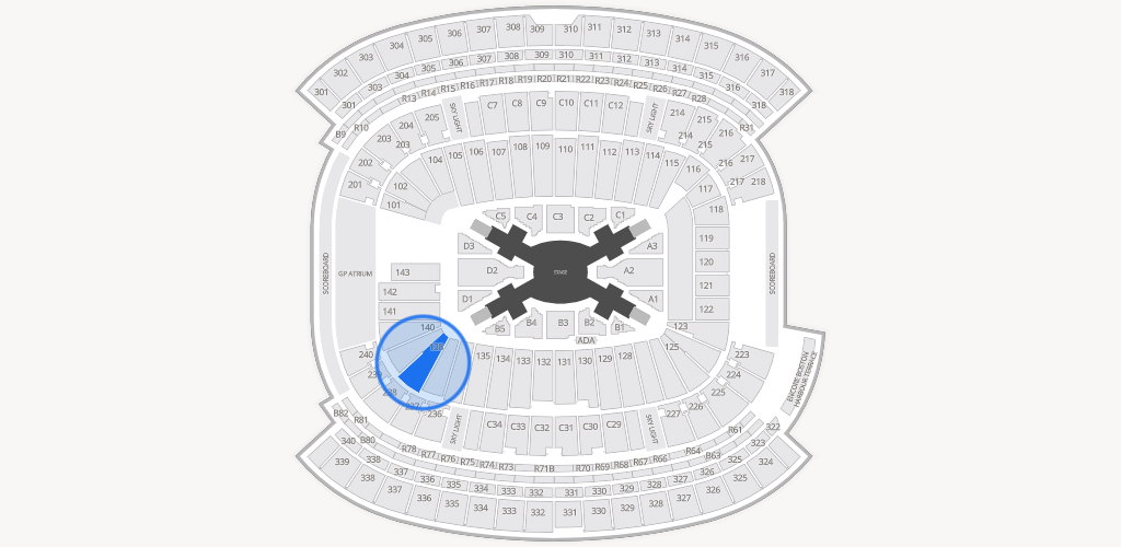Gillette Stadium Seating Chart