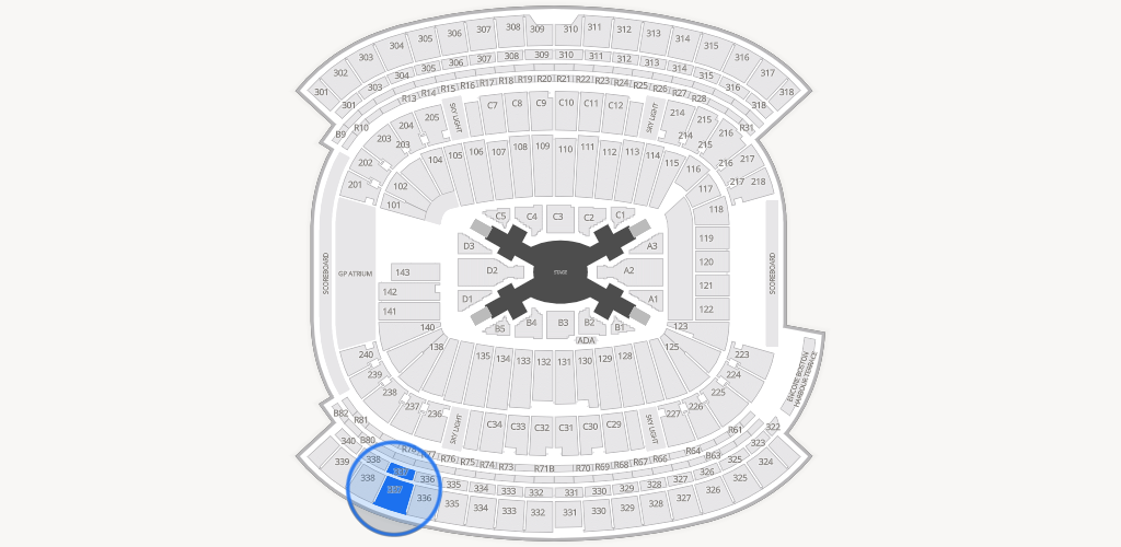 Gillette Stadium Seating Chart