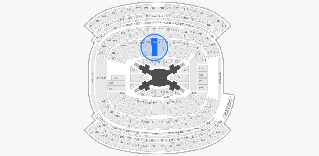 Gillette Stadium Seating Chart