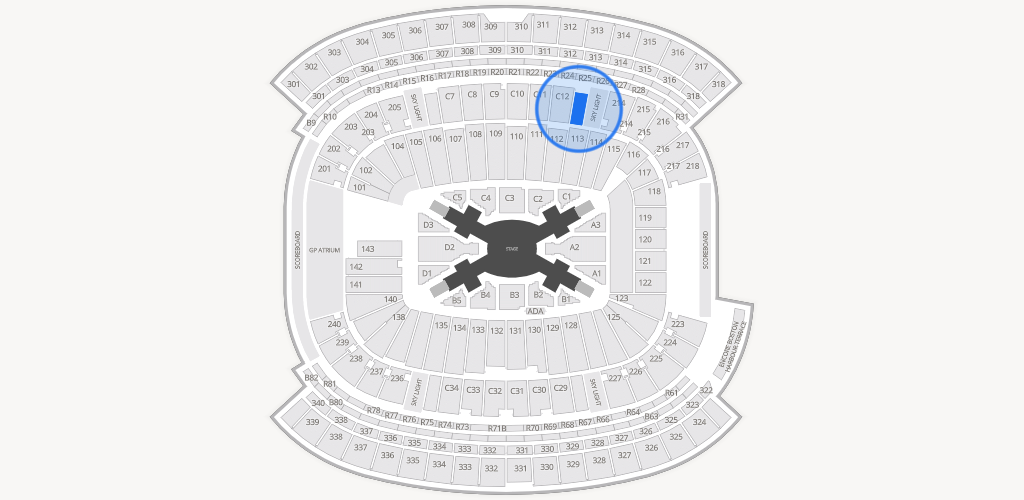 Gillette Stadium Seating Chart