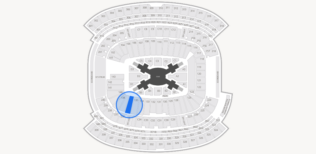 Gillette Stadium Seating Chart