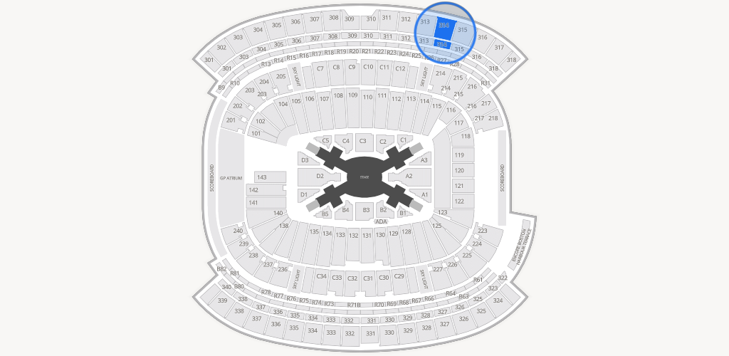 Gillette Stadium Seating Chart