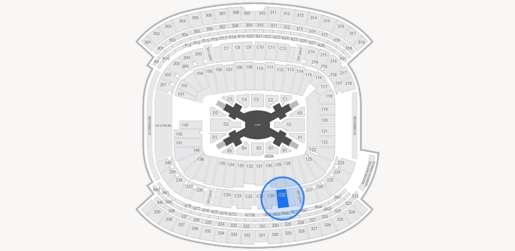 Gillette Stadium Seating Chart