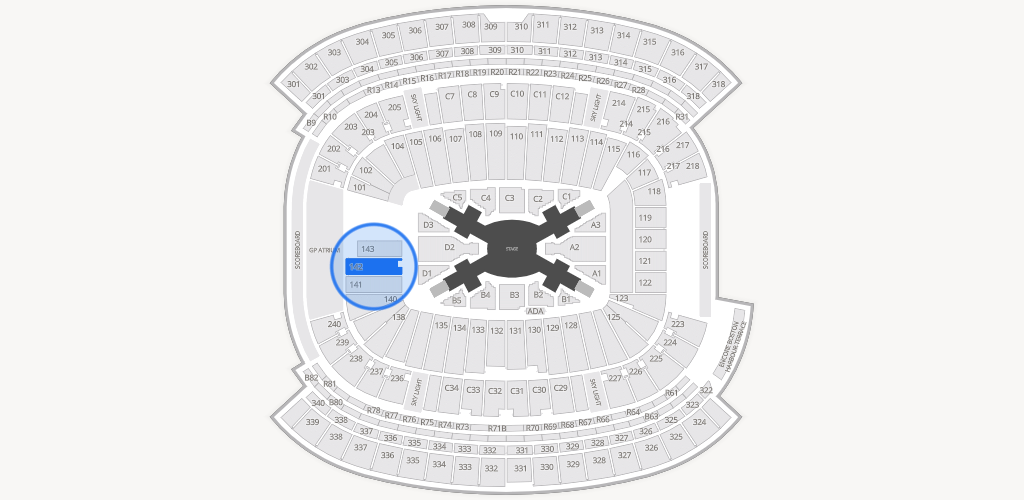 Gillette Stadium Seating Chart