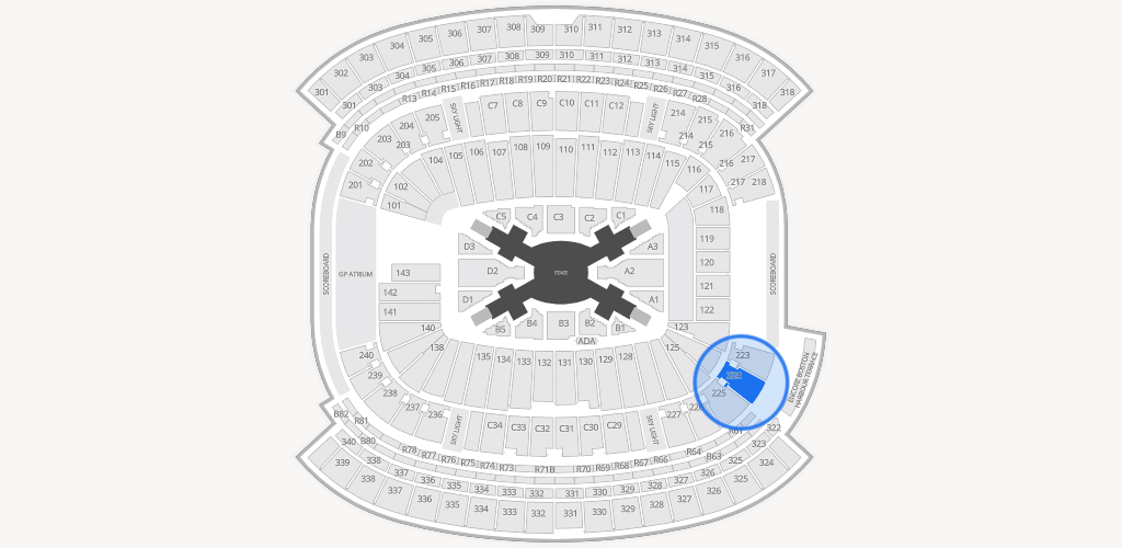Gillette Stadium Seating Chart