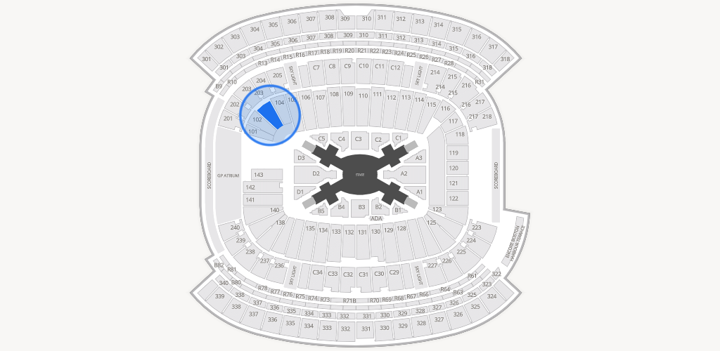 Gillette Stadium Seating Chart