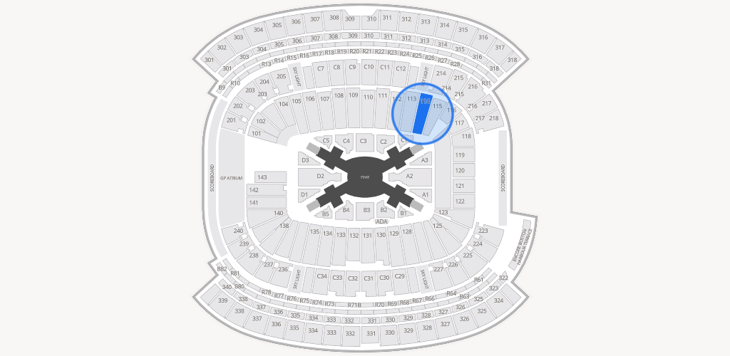 Gillette Stadium Seating Chart