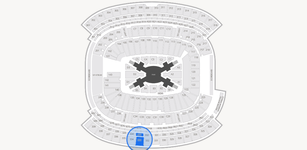 Gillette Stadium Seating Chart