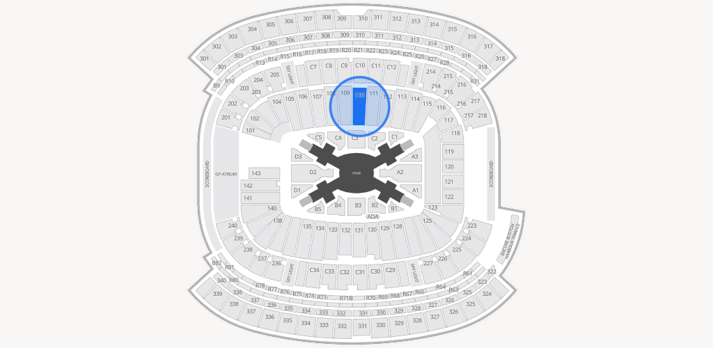 Gillette Stadium Seating Chart