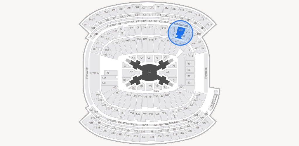 Gillette Stadium Seating Chart
