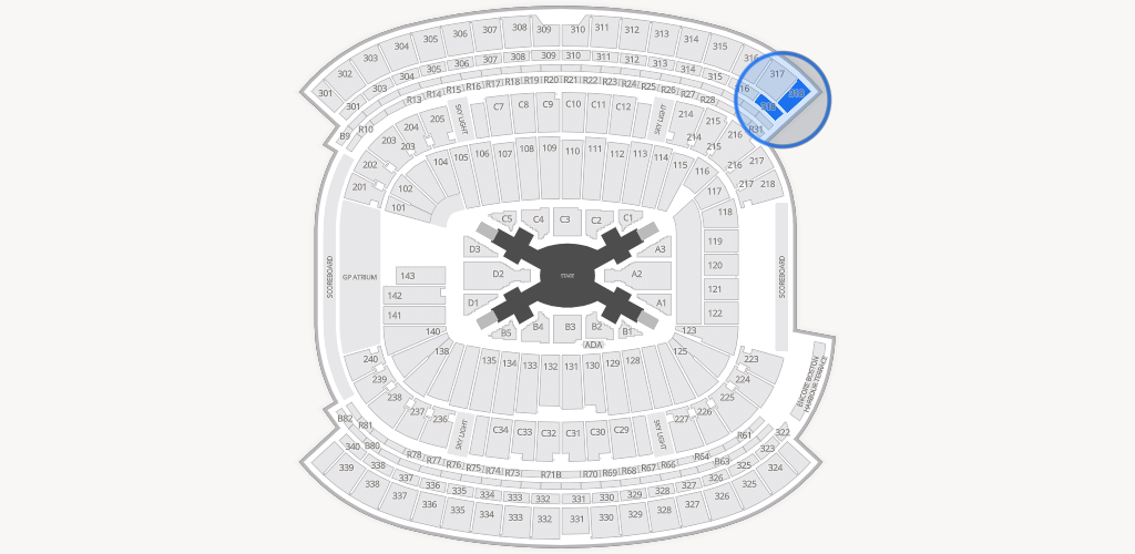 Gillette Stadium Seating Chart