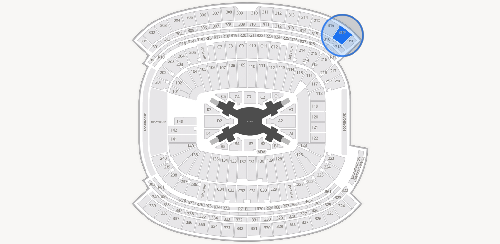Gillette Stadium Seating Chart
