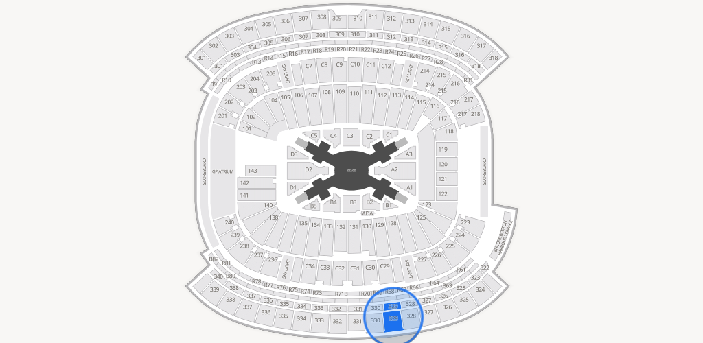Gillette Stadium Seating Chart