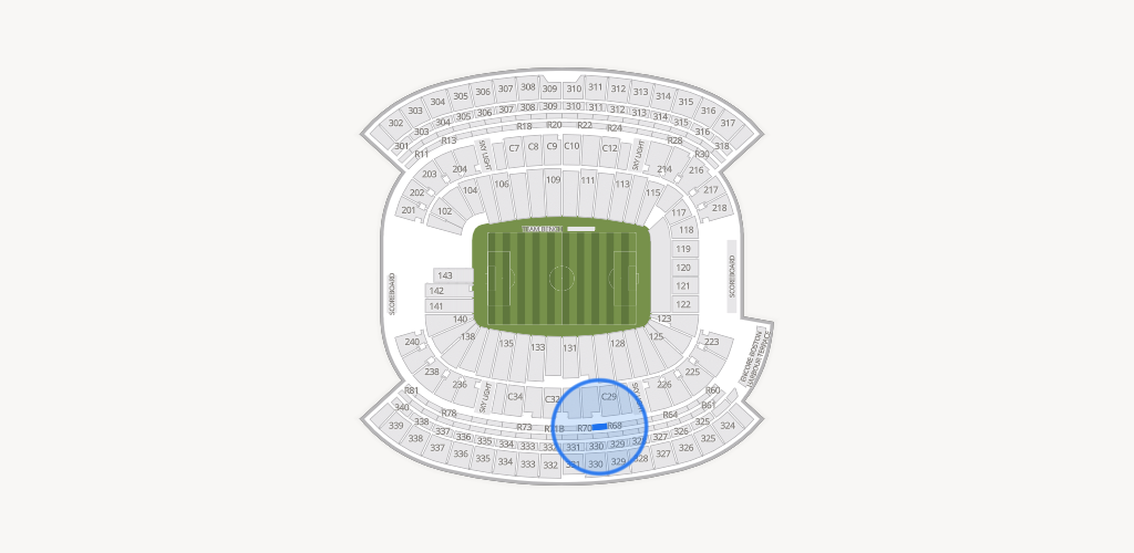 Gillette Stadium Seating Chart