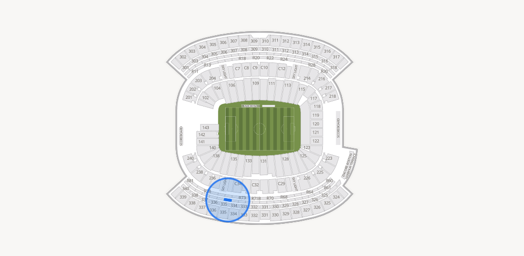 Gillette Stadium Seating Chart