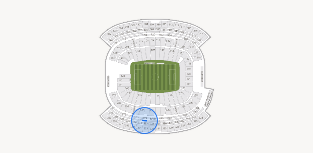 Gillette Stadium Seating Chart