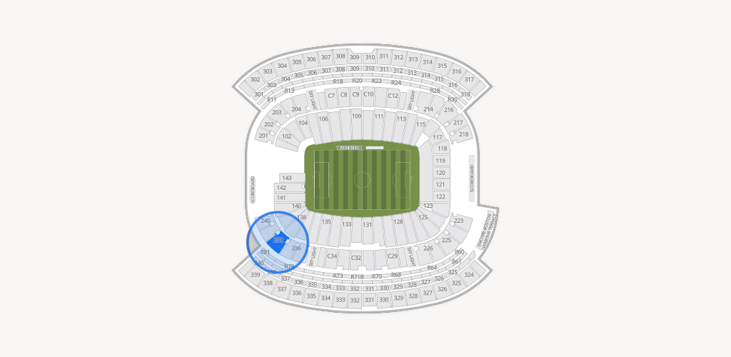 Gillette Stadium Seating Chart