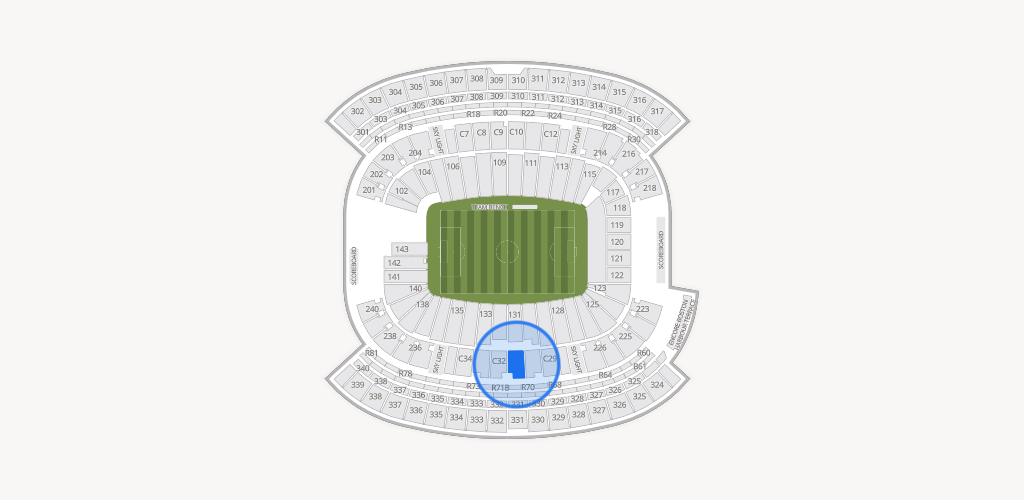 Gillette Stadium Seating Chart