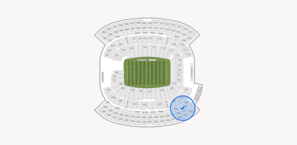 Gillette Stadium Seating Chart