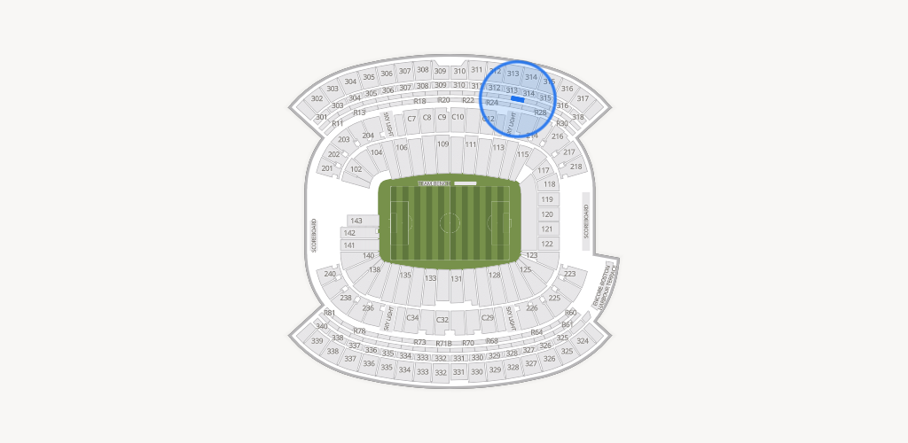 Gillette Stadium Seating Chart