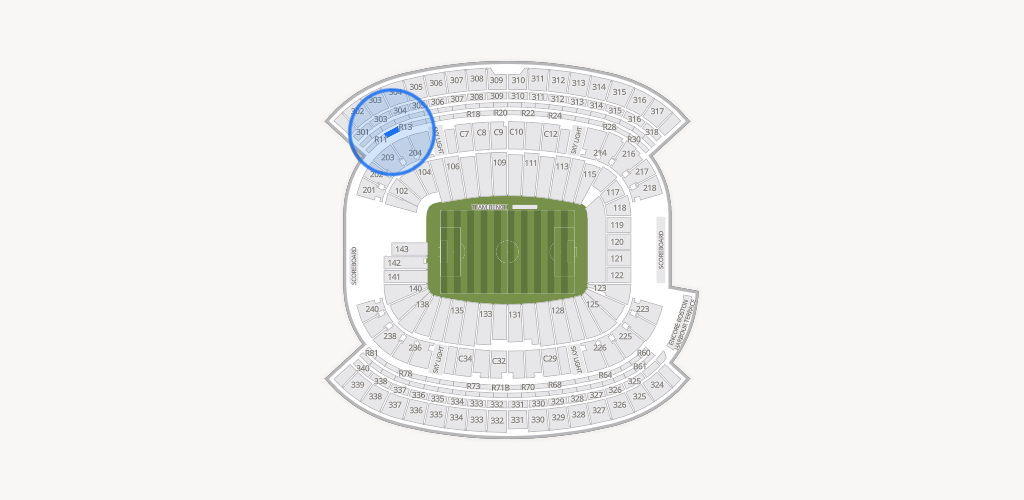 Gillette Stadium Seating Chart