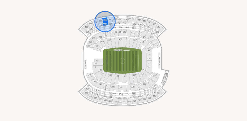 Gillette Stadium Seating Chart
