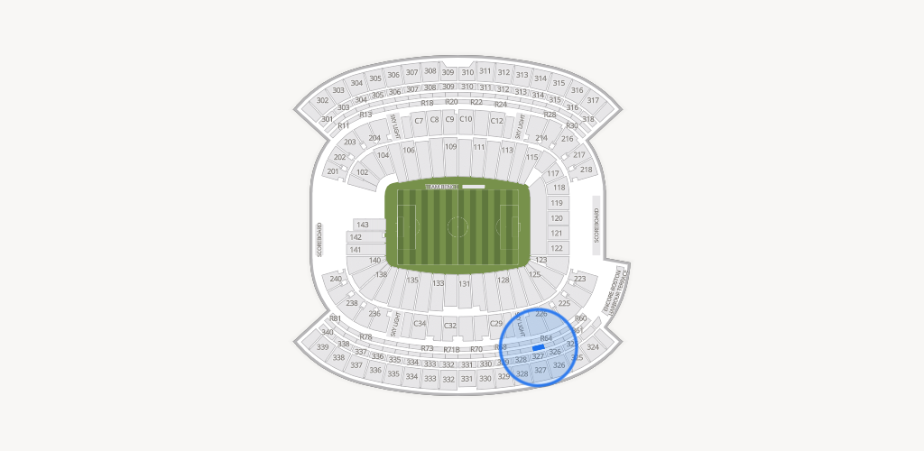 Gillette Stadium Seating Chart