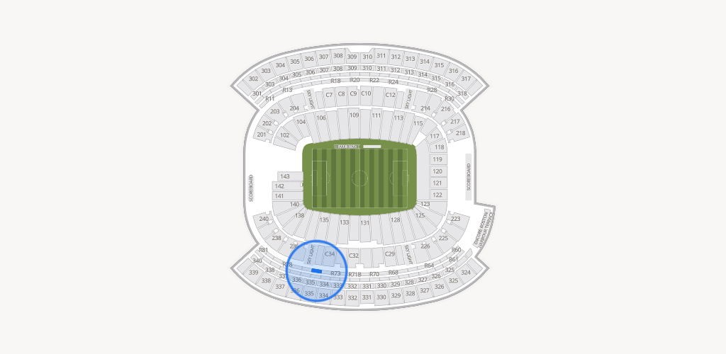 Gillette Stadium Seating Chart