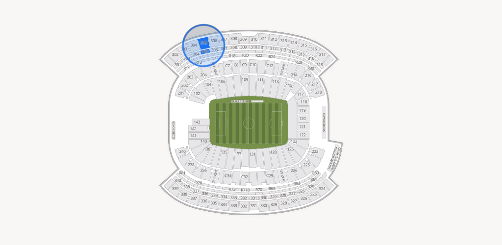 Gillette Stadium Seating Chart
