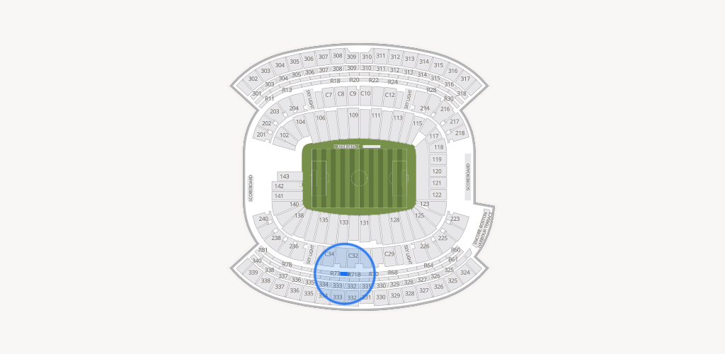 Gillette Stadium Seating Chart