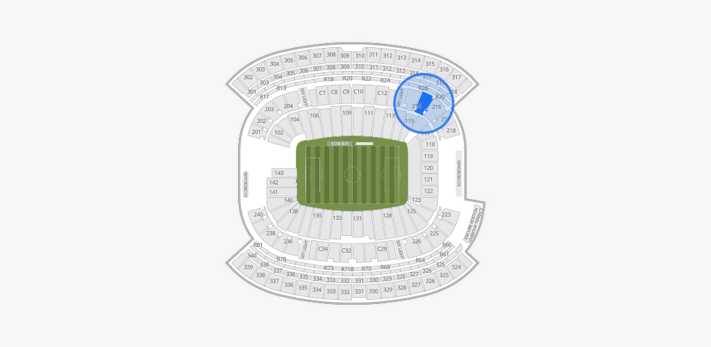 Gillette Stadium Seating Chart