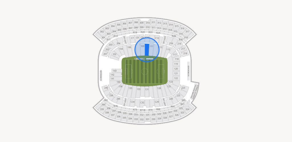 Gillette Stadium Seating Chart
