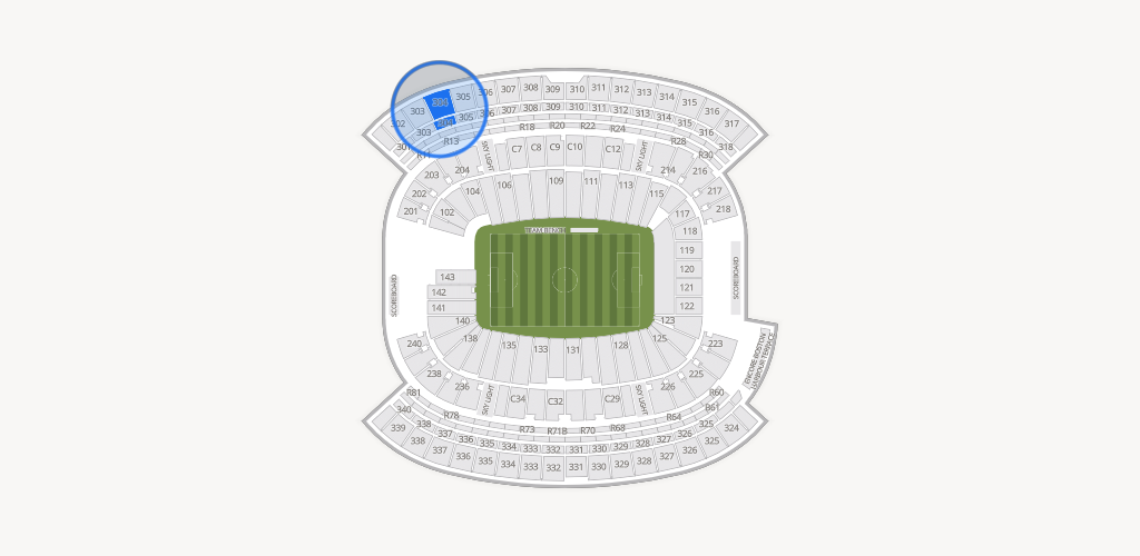 Gillette Stadium Seating Chart