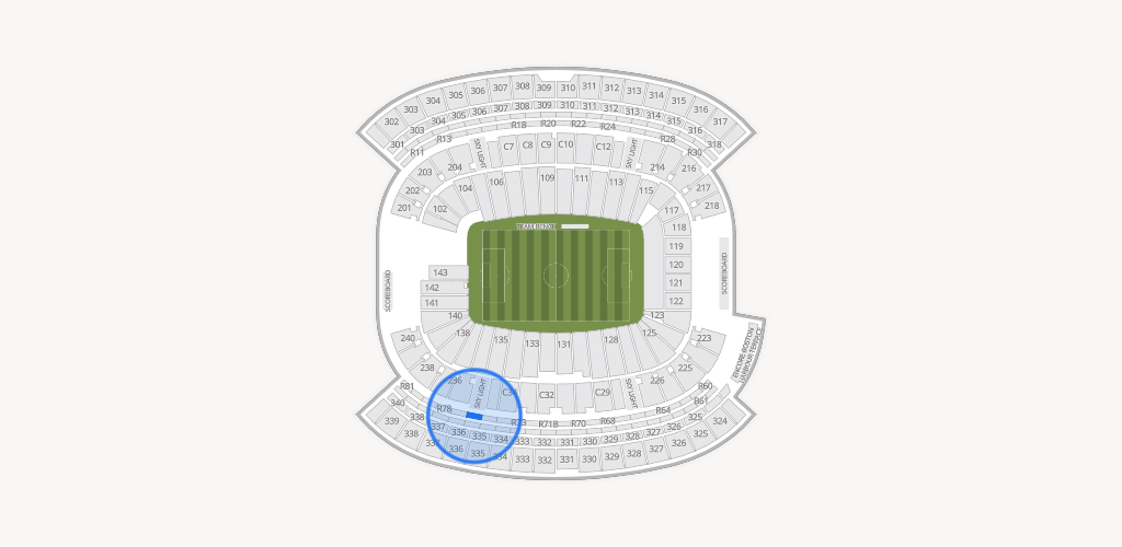 Gillette Stadium Seating Chart