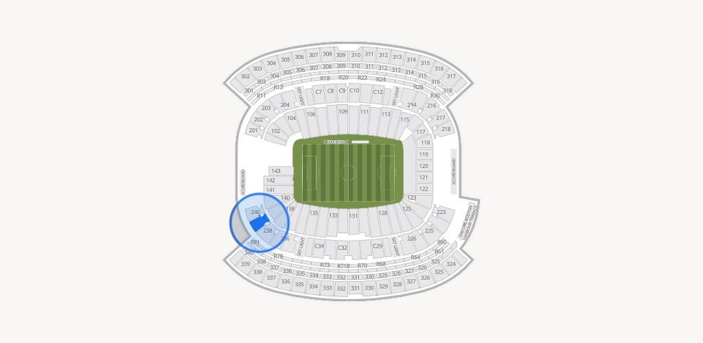 Gillette Stadium Seating Chart