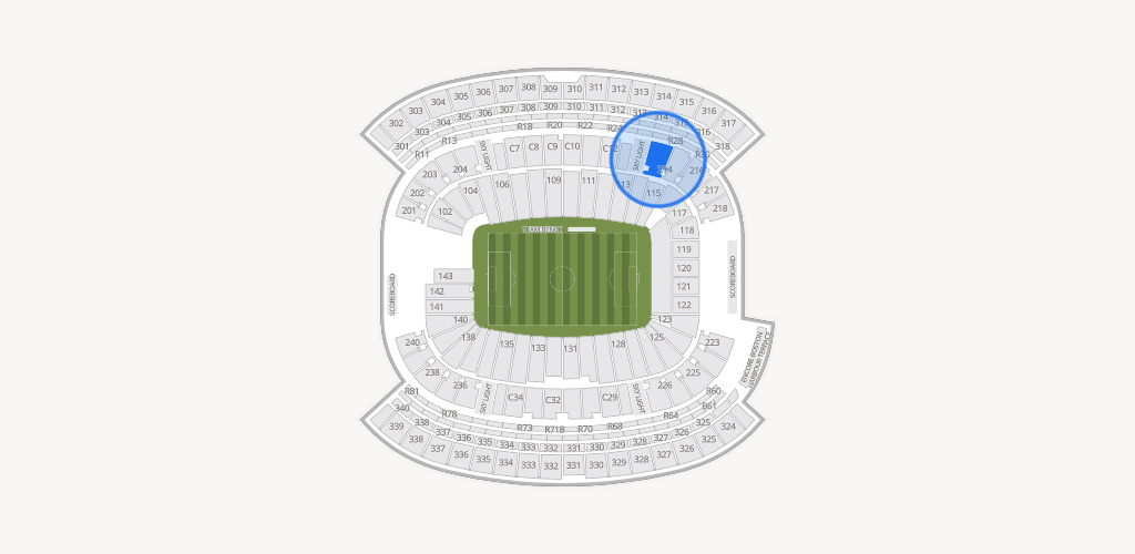 Gillette Stadium Seating Chart