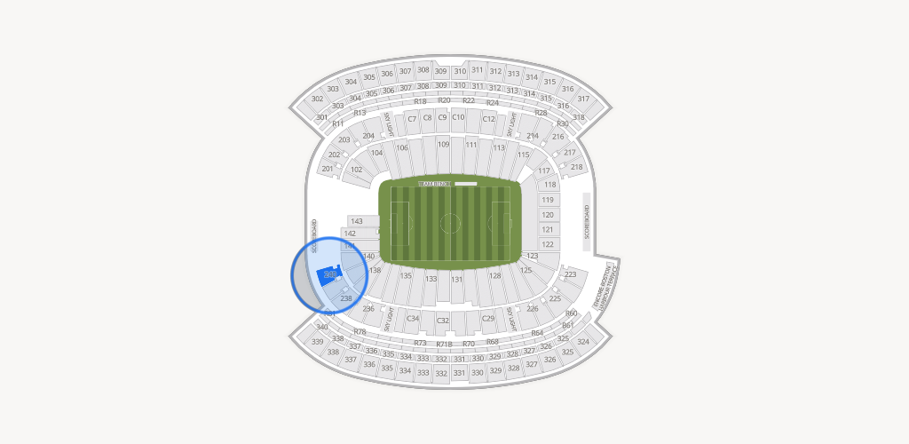 Gillette Stadium Seating Chart