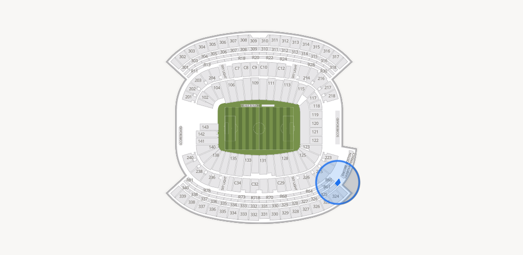 Gillette Stadium Seating Chart