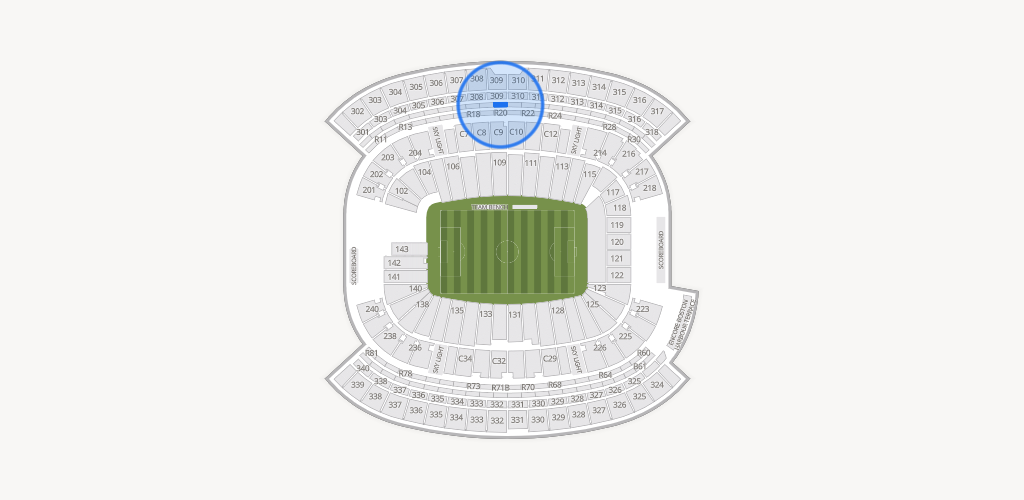Gillette Stadium Seating Chart