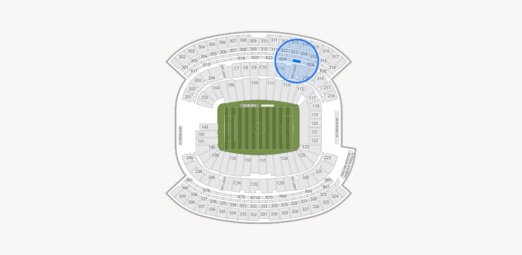 Gillette Stadium Seating Chart