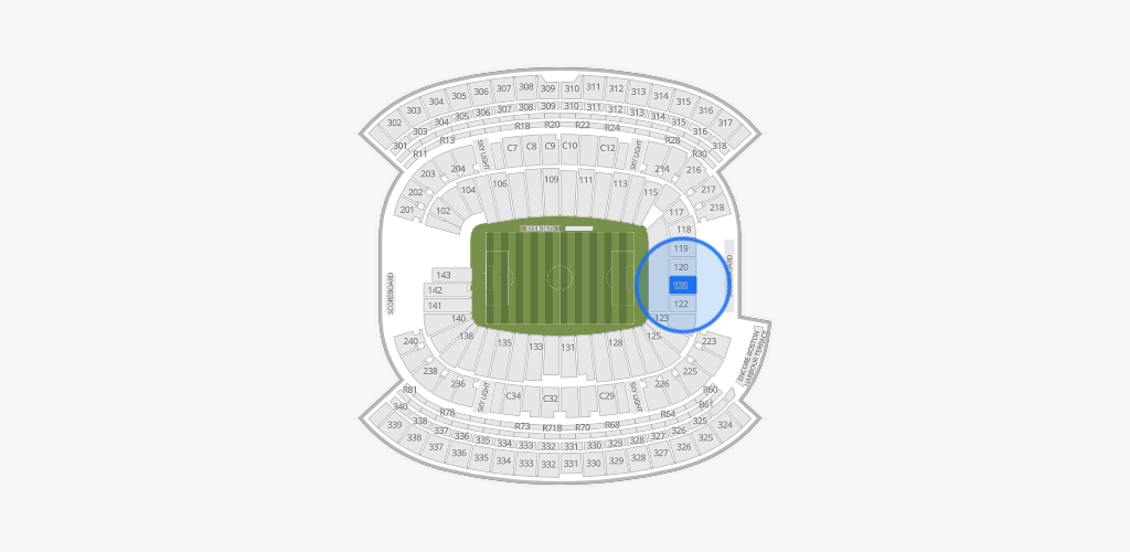 Gillette Stadium Seating Chart