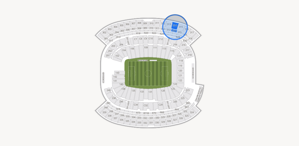 Gillette Stadium Seating Chart