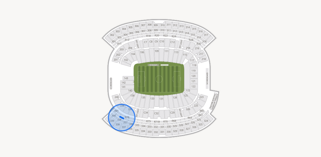Gillette Stadium Seating Chart