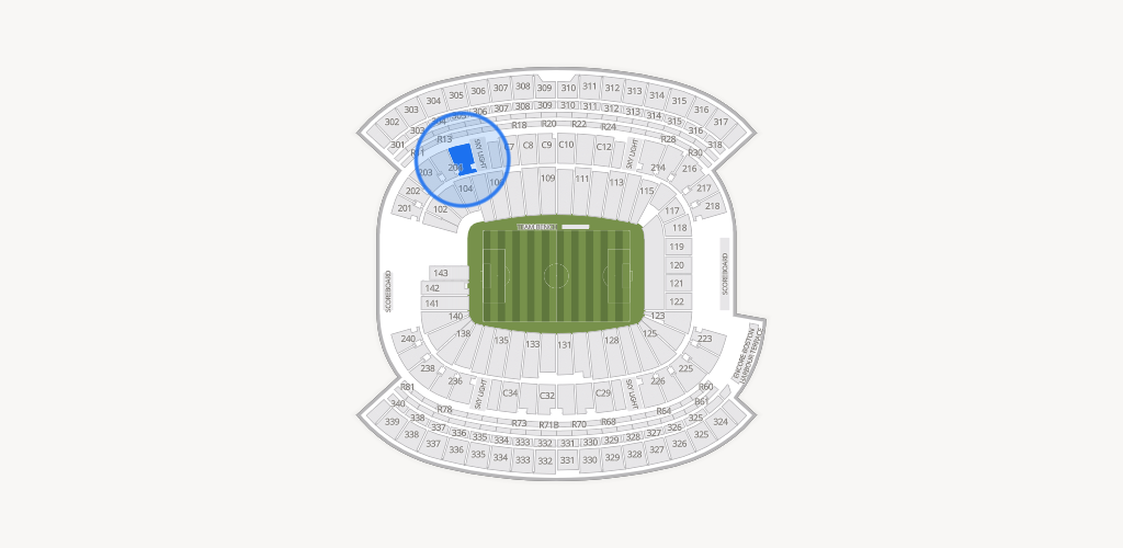 Gillette Stadium Seating Chart