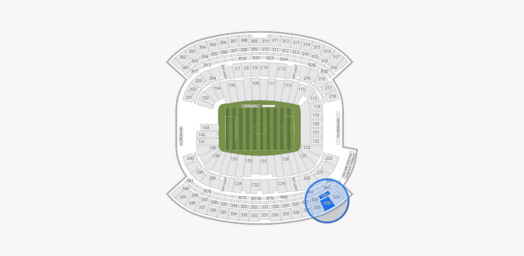 Gillette Stadium Seating Chart