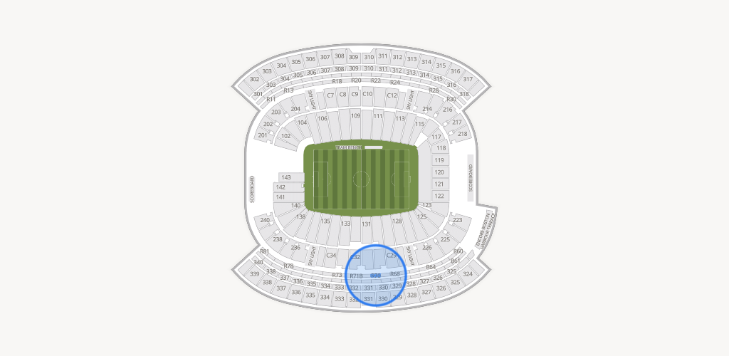 Gillette Stadium Seating Chart