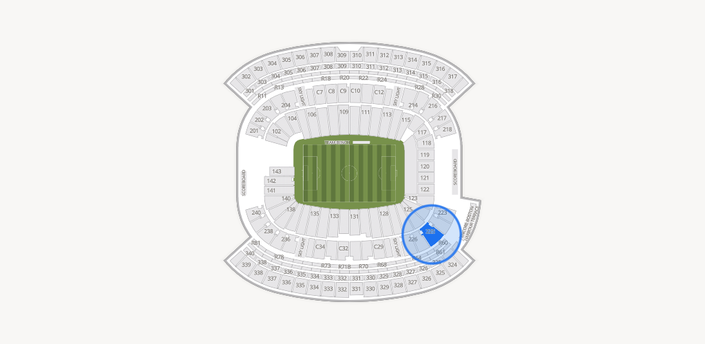 Gillette Stadium Seating Chart
