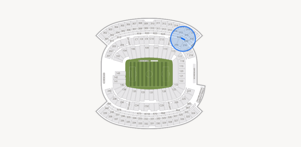 Gillette Stadium Seating Chart